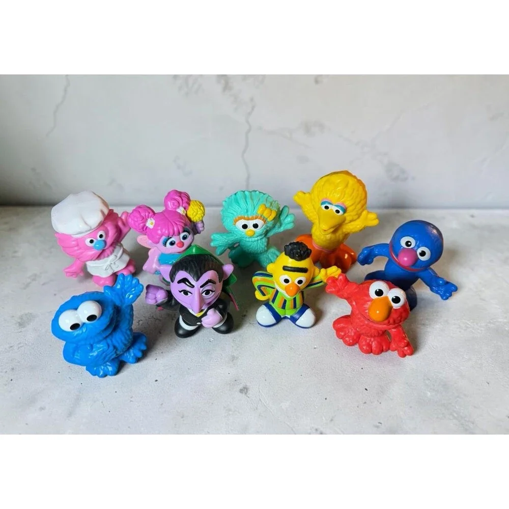 Lot Of 9 Sesame Street Hasbro Workshop 3